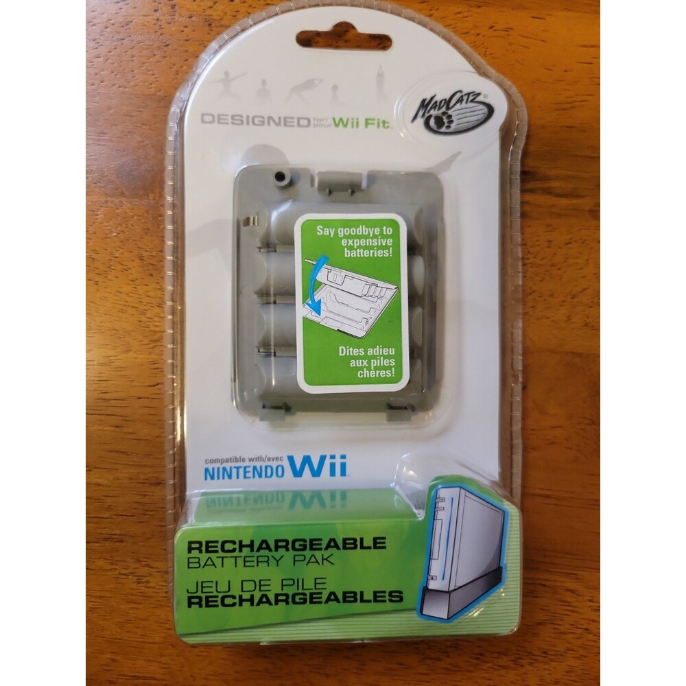 Mad Catz Nintendo Wii Fit Balance Board Rechargable Battery Pack NIB
